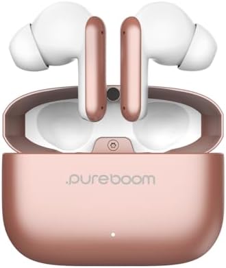 Elevate Your Audio Experience with Pure Gear Pure Boom Orbs Pro Wireless Earbuds – Advanced Active Noise Cancellation for Distraction-Free Listening, Premium High-Fidelity Sound for Audiophiles, Sleek and Durable Zinc Alloy Case for On-the-Go Lifestyle, Effortlessly Compatible with i Phone, Android, Laptops, and TVs – Perfect for Commuters, Fitness Buffs, and Home Music Lovers