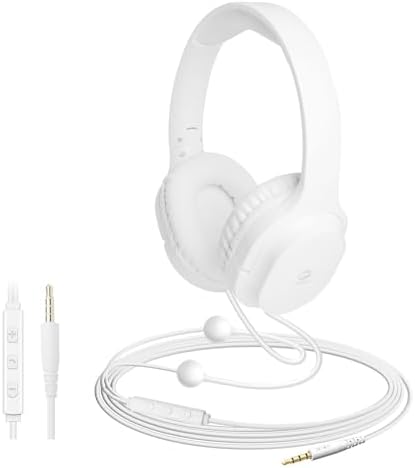 Innovative i Brain Air Tube Over-Ear Headphones with 3.5 mm Jack – Health-Conscious Wired Design for Superior Sound Clarity – Comfortable Noise-Isolating Headset Ideal for Music, Gaming, and Calls – Perfect Companion for Daily Commuters and Audiophiles Seeking Safe Listening Solutions