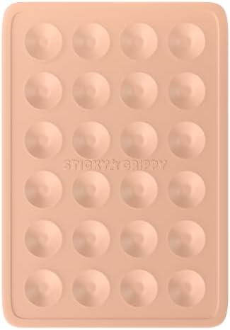 Premium Silicone Suction Phone Mount for i Phone & Android – Hands-Free Holder for Tik Tok, Selfies & Fidgeting – Versatile Shower Mirror & Smooth Surface Compatibility – Stylish Chocolate Finish for Enhanced Functionality and Aesthetic