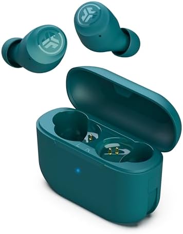 JLab Go Air Pop True Wireless Earbuds – 32 Hours Playtime, Dual Connect Bluetooth Earphones with EQ3 Sound, Lightweight In-Ear Headphones for Ultimate Comfort and Crystal-Clear Calls, USB Charging Case Included, Perfect for Active Lifestyles and Everyday Use