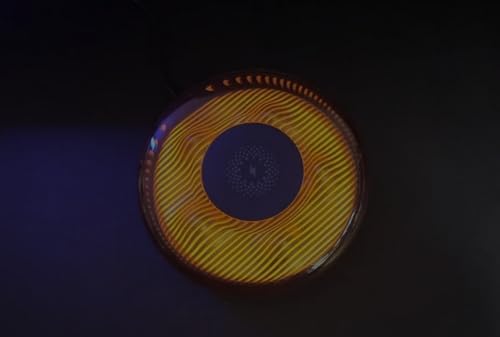 Experience Ultimate Convenience with CATY&KITTEN LED Wireless Charging Station for i Phone 13-16 – Fast Qi-Certified Charger with Integrated Nightstand Light and Sleek Design for Effortless Charging and Enhanced Aesthetics.