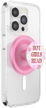 Mag Safe-Compatible Pop Socket Phone Grip & Stand – “Curled Up with a Good Book” – Secure Magnetic Hold for Hands-Free Viewing, Effortless Wireless Charging, Lightweight Portable Design, Ideal for Streaming & Reading
