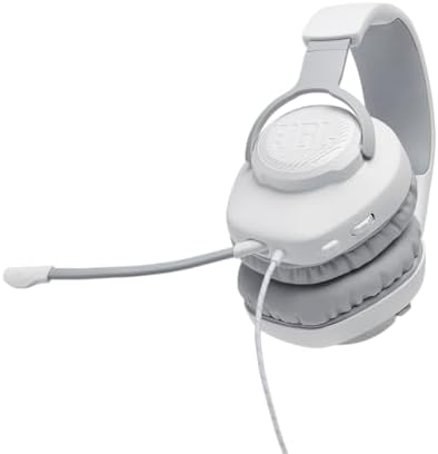 JBL Quantum 100 Wired Over-Ear Gaming Headphones – Unleash Immersive Audio with Detachable Microphone for Ultimate Game Play – Lightweight Comfort Perfect for Long Sessions on All Gaming Platforms