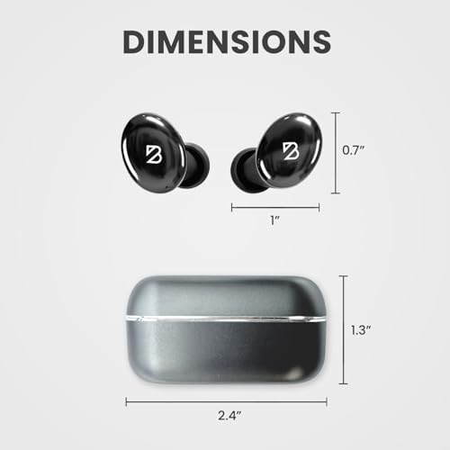 Back Bay Audio Tempo 30 Wireless Earbuds for Smaller Ears – Award-Winning Sound in Sweatproof Design, Ultra-Comfortable Bluetooth Earbuds for Women, Purple Finish with Long Battery Life and Enhanced Compatibility for Daily Use