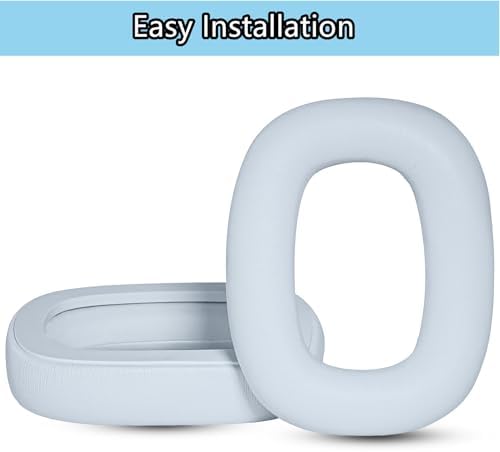Transform Your Gaming Setup with Tai Zi Chang Qin Premium Earpads for Logitech G Astro A30 – Superior Comfort and Sound Isolation with Durable Protein Leather in Elegant White Finish – Effortless Installation and Enhanced Noise Reduction for Ultimate Gaming Immersion