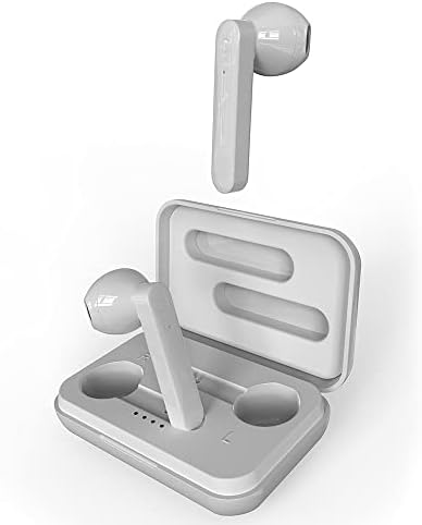 Coby True Wireless Earbuds with Autopair Technology – 22 Hours Playtime, Noise-Canceling Microphones, and IPX6 Waterproof Design for Ultimate Comfort and Durability – Perfect Bluetooth Headphones for i Phone and Android Users (White)