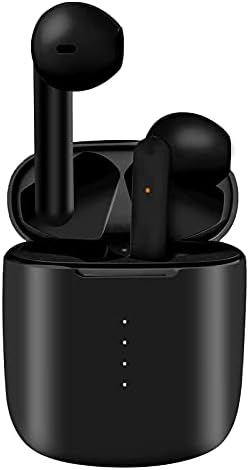 Elevate Your Sound Experience with Premium Bluetooth 5.0 Wireless Earbuds – Noise-Cancelling, IPX8 Waterproof, and Fast-Charging In-Ear Headphones for Crystal Clear Audio on Apple, Samsung, and Android Devices (Black) – Ultimate Comfort and Durability for Everyday Adventures