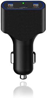 High-Power 120 W USB-C Car Charger for Laptops – Fast Charging Compatible with Mac Book Pro, HP, Dell, Razer, and Surface – Dual USB QC3.0 Output, 12 V-24 V Auto Power Supply with 59-Inch Cables – Reliable Vehicle Charger for On-the-Go Efficiency