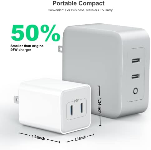 Dual-Port 20 W USB-C Fast Charger 2-Pack – Ultimate Power Delivery Solution for i Phone 11-16 Pro Max, Samsung Galaxy & More – Compact, Durable Wall Charger for i Pad Pro, Air Pods 4 & Apple Watch 10 – Perfect for Home & Travel Use with Universal Compatibility and Rapid Charging Efficiency