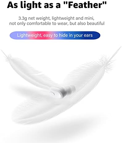 Ultra-Compact Bluetooth Wireless Earbud with 12-Hour Playtime – Invisible Sports Headphone for Ultimate Comfort and Superior Sound Quality – Ideal for Active Lifestyles, Work, and Relaxation – Chic Beige Design for Discreet Listening