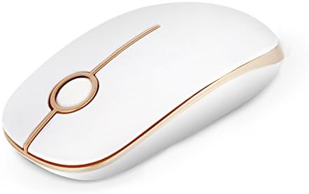 Sleek Vssoplor Wireless Mouse – Ultra-Slim Silent Optical Companion for Laptops & PCs | 2.4 GHz Nano Receiver, Perfect for Quiet Workspaces & Travel | Enhanced Compatibility for Windows, Mac & Linux
