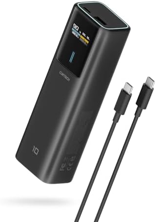 CUKTECH 10 Power Bank 10000 m Ah – 100 W USB-C Portable Charger with Smart Display for Fast Charging i Phone 16/15/14/13, Samsung, Mac Book & More – Ultimate Compatibility & Speed for On-the-Go Power Solutions