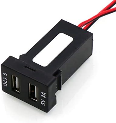 Experience Unmatched Charging Efficiency with the QC3.0 Dual USB Car Charger Adapter for Toyota VIGO – Lightning-Fast Quick Charge Power Socket for Smartphones and GPS Devices – Ultimate Automotive Power Solution with Robust Safety Features and Elegant Design