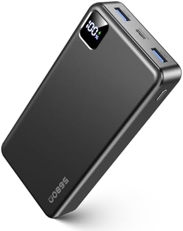 Massive 56,800 m Ah Portable Power Bank with 22.5 W Fast Charging – Triple Device Charging Capability, USB-C Compatibility & LED Battery Level Indicator – Essential Travel Companion for i Phone 16/15/14/13, Samsung Galaxy, and i Pad Users – Experience Uninterrupted Mobile Power Anytime, Anywhere