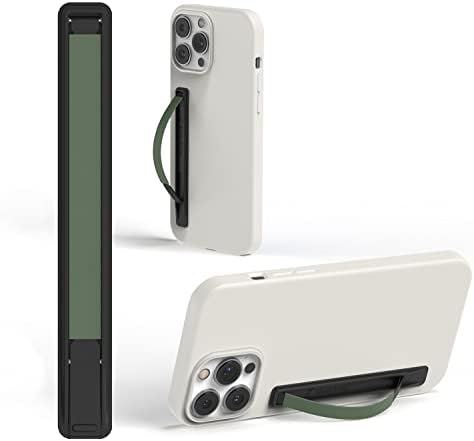 Sleek Strip Ultra-Thin Phone Grip & Kickstand – Lightweight Finger Holder for i Phone & Android – Customizable Loop Design with Dual Viewing Angles – Pocket-Friendly, Strong Adhesive, and Stylish Color Options for Enhanced Mobile Experience