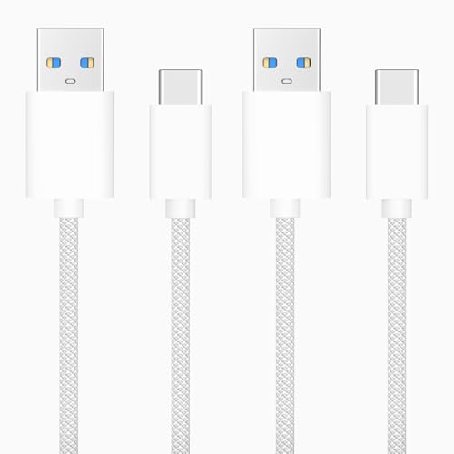 Compact 6-Inch USB A to USB C 3.1 Cable – 2-Pack for High-Speed 10 Gbps Data Transfer & Fast Charging | Perfectly Compatible with i Phone 15, Mac Book Pro, i Pad Pro, Samsung Galaxy S24, and Google Pixel | Ideal for Travel & Clutter-Free Connectivity | Durable Design for Everyday Use