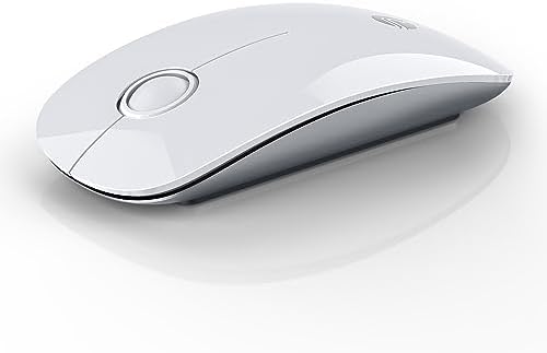 Sleek Purple Wireless Bluetooth Mouse – Effortless Dual Connectivity, 1600 DPI Precision, Whisper-Quiet Clicks, Long Battery Life for Enhanced Productivity and Versatile Device Compatibility
