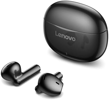 Lenovo E310 True Wireless Earbuds – Cutting-Edge Bluetooth 5.3 with Advanced Environmental Noise Cancellation for Crystal Clear Audio – 20-Hour Battery Life for All-Day Use & Comfortable Ergonomic Design – Ideal for Music Enthusiasts and Professionals in Stylish White Finish