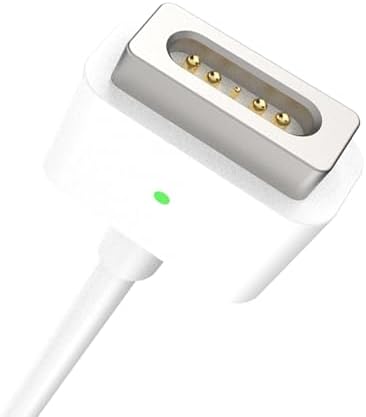 61 W Magnetic Charging Cable for Mac Book Air & Pro – 6 ft TPE Cable Only (Requires 60 W PD Charger) – Enhanced Compatibility with Mag Safe 1 Models A1278 A1286 – Fast Charging with Indicator Light – Durable & Easy to Clean Design