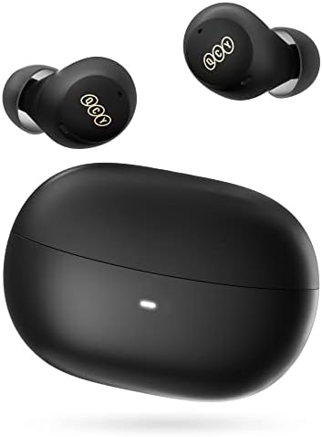 QCY HT07 Wireless Earbuds with Multi-Mode Active Noise Cancelling – AI-Enhanced Call Clarity, 6 Mics for Optimal Voice Quality, 32-Hour Battery Life, Customizable EQ via App, Bluetooth 5.2 for Seamless Connectivity, Anti-Wind Noise, Perfect for Music Lovers and Professionals