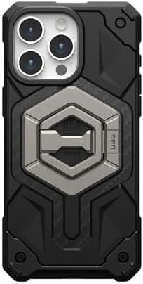 URBAN ARMOR GEAR UAG Magnetic Phone Ring Stand | Sleek Black Design for i Phone 16/15 & Galaxy S25/S24 | Mag Safe-Compatible 360° Adjustable Kickstand | Enhanced Security with Removable Metal Grip | Ultimate Convenience for Hands-Free Use and Stylish Protection