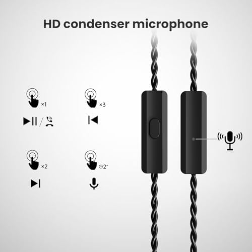Elevate Your Audio Experience with One Odio Master 1 Hybrid Wired Earbuds – Precision Engineered In-Ear Monitors for Musicians, Gamers, and Streamers | Immerse Yourself in Professional-Grade Hi-Fi Sound with Dual-Driver Technology | Ergonomic Design for All-Day Comfort and Noise Isolation | Universal 3.5 mm Compatibility for Effortless Device Integration | Built to Endure Rigorous Daily Use, Perfect for Mixing, Gaming, and Live Streaming | Unmatched Sound Clarity and Dynamic Range Tailored for Every Audio Experience | One Odio Earphones – Your Gateway to Superior Sound Performance, Where Every Note Comes Alive