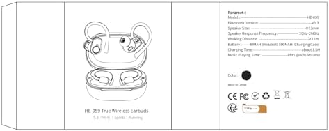 Elevate Your Audio Journey with Cutting-Edge Bluetooth 5.3 Waterproof Earbuds – 60-Hour Playtime, Ergonomic Design for Active Lifestyles, Advanced Noise Cancellation, and Smart Battery Display – Ideal for Fitness Enthusiasts and Daily Travelers – Rapid USB-C Charging for Seamless Connectivity and Superior Performance