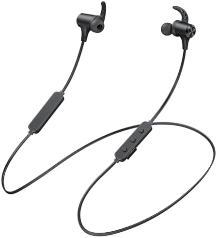 Ultimate Bluetooth 5.0 Wireless Earbuds with Magnetic Neckband – Lightweight, Waterproof Earphones for Active Lifestyles, Fast Charging, Built-in Microphone for Effortless Calls, Perfect for Gym and Running Enthusiasts