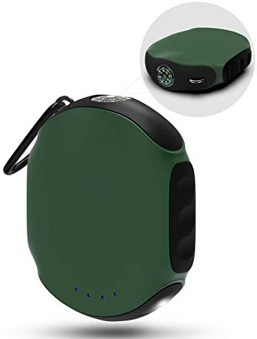 Rugged 10000 m Ah Waterproof Power Bank – High-Speed Outdoor Charger with Built-in Compass and Flashlight for Ultimate Adventure Readiness – Compatible with i Phone, Android, i Pad, Galaxy Devices – Perfect for Hiking, Camping, and Travel