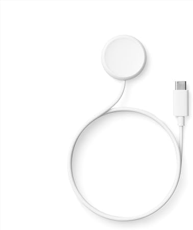 Google Pixel Watch Magnetic Charging Cable – Rapid Charge Solution for Seamless Smartwatch Experience, US/CA Compatible, Durable Design, 1-Meter Length for Ultimate Portability, Effortless Magnetic Connection for Enhanced Compatibility and Efficiency