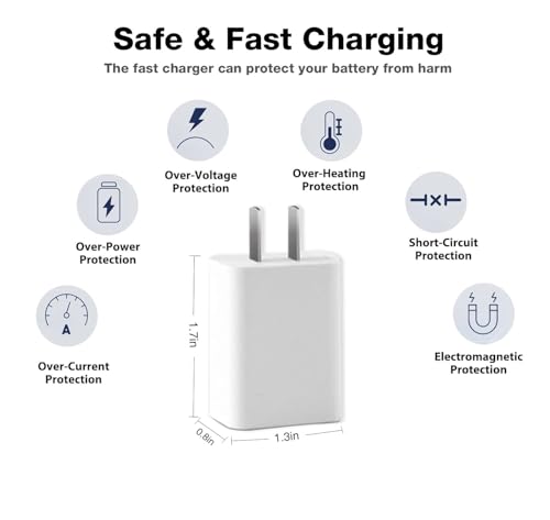 Apple TV Remote Charger with 3.3 Ft USB-C Cable – Fast Charging Solution for Apple TV (3 rd Gen) & Apple TV 4 K Remote (3 rd Gen) – Sleek White Design for Enhanced Compatibility and Effortless Power-Up Efficiency