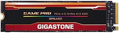 Elevate Your Gaming and Creative Potential with the Gigastone 500 GB M.2 NVMe SSD – Lightning-Fast PCIe Gen 4 Internal Solid State Drive for Seamless 3 D Rendering and 4 K/8 K Video Editing – Unmatched 5,000 MB/s Read Speeds for Gamers and Content Creators – Perfect Upgrade for PCs, Laptops, and PS5 with Enhanced Compatibility and Reliability