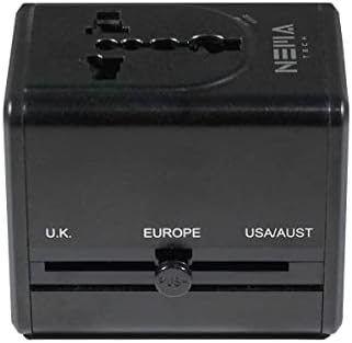 Global Travel Power Adapter with Dual USB Fast Charging – Effortless Device Compatibility Across 150+ Countries