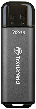 Transcend 512 GB JF920 USB Flash Drive – Ultra-Fast 420 MB/s Transfer Speeds, Durable Aluminum Design for Car Audio, Smart TVs & Gaming Consoles, High-Performance Data Storage Solution – Gray TS512 GJF920 – Your Perfect Companion for Seamless File Management and Safe Sentry Mode Backup