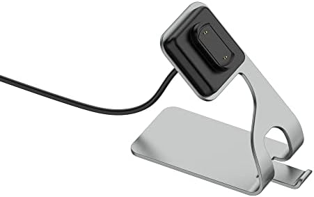 Chofit Premium Charger Dock for Amazfit Smartwatches – Fast USB Charging Station with 4.9 ft Cord for GTR4, GTR4 Pro, GTS4, GTS3, GTR 3, and T-Rex 2 – Stylish Silver Finish for Home & Office Use – Reliable & Durable Smartwatch Accessory