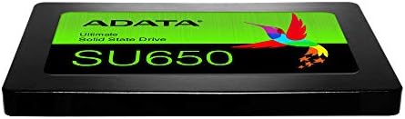Upgrade Your Gaming & Performance with ADATA ASU650 960 GB SATA III SSD – Lightning-Fast 520 MB/s Read Speed for Instant Access and Enhanced Storage Solutions – 3 D NAND Technology for Ultimate Reliability in a Compact 2.5″ Internal Drive