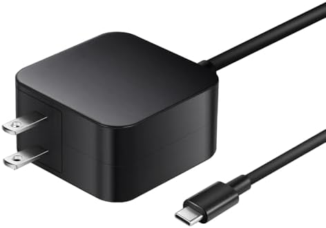 Advanced 45 W USB-C Fast Charging Power Adapter for Steam Deck & Nintendo Switch – Superior OEM Design with Smart IC Technology for Enhanced Compatibility, Portability, and Gaming Performance on the Move