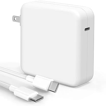 High-Efficiency 118 W USB-C Fast Charger for Mac Book Pro & Air – Rapid Charging for M1, M2, M3, M4, i Pad Pro, and Universal USB-C Devices – Includes Smart Charge Cable with Advanced Protection Features