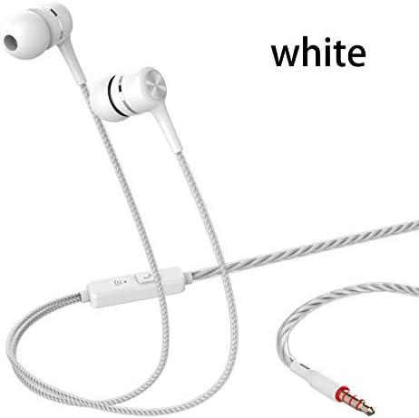 Experience Superior Sound with 4-Pack Wired Earbuds Featuring Microphone – Ideal In-Ear Earphones for School and Daily Use – Deep Bass Audio, Noise Isolation, and Universal 3.5 mm Compatibility with i Phone, i Pad, Samsung, and Google Devices in Black, White, Pink, and Green – Lightweight Design for All-Day Comfort and Clear Calls