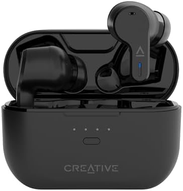 Creative Zen Air Pro Lightweight True Wireless Earbuds with Advanced Active Noise Cancellation and Ambient Mode – Bluetooth 5.3 Connectivity, IPX5 Sweatproof Design, and Up to 33 Hours Battery Life for Unmatched Audio Performance and Comfort