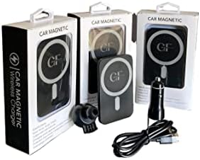 Ultimate Magnetic Wireless Car Charger – 15 W Mag Safe Fast Charging Mount with 360° Adjustable Magnet for i Phone 17/16/15/14 Pro Max Plus Mini – Effortless Power on the Go with Enhanced Compatibility and Secure Hold for Mag Safe Cases