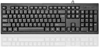Elevate Your Typing Experience: Ergonomic 2 Pack Wired USB Keyboard with Large Number Pad, LED Indicators & Adjustable Stands for Ultimate Comfort – Perfect for Windows & Mac Users, Waterproof Design for Durability and Speed!