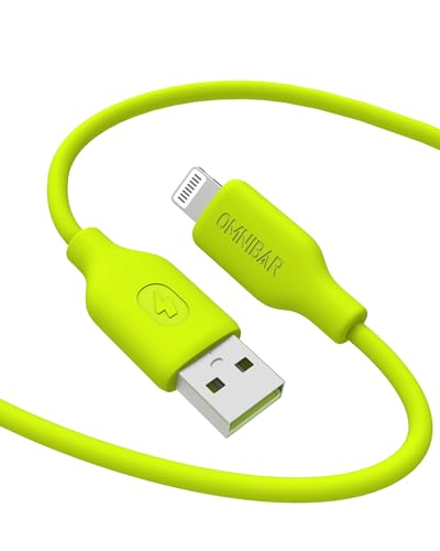 Premium 6 FT USB to Lightning Cable – MFi Certified Silicone Charger for i Phone and i Pad – Fast Charging and Enhanced Durability for i Phone 14/13/12/11 Pro/Max, i Pad Air/Mini/Pro, Air Pods, Beats X – Versatile Charging Solution for Home, Car, and Office