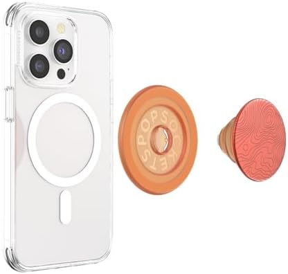Mag Safe-Ready Tidepool Lava Pop Socket Phone Grip & Stand – Magnetic Hold for Effortless Wireless Charging, Hands-Free Viewing, and Stylish Functionality – Transform Your Mobile Experience with Enhanced Compatibility and Unique Design