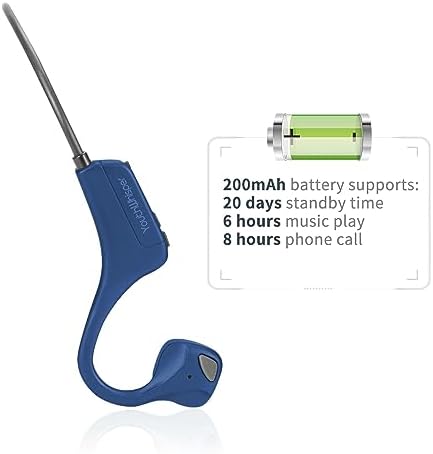 Open-Ear Bone Conduction Bluetooth Headphones – Lightweight Wireless Sport Earphones with Multipoint Connectivity and Built-in Mic for Clear Calls & Music – Sweatproof Design for Enhanced Durability During Running, Cycling, and Intense Workouts – Stay Aware While You Move