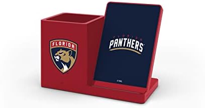 SOAR NHL Wireless Charging Station and Desk Organizer – Premium Qi Fast Charger with Team Logo for Sports Fans, Sleek Accessory Holder for a Tidy Workspace, Perfect for Phones and Essentials