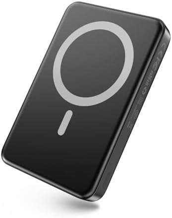 Magnetic Slim Power Bank for i Phone – 10,000 m Ah Ultra-Thin Wireless Charger with 20 W Fast Charging – Lightweight and Compact Design for Travel & Outdoor Use – Enhanced Compatibility with i Phone 16/15/14/13/12 Series – Reliable Safety Features with Dual LED Indicators – Perfect for Active Lifestyles and Daily Carry – Snap-On Convenience for Hassle-Free Charging
