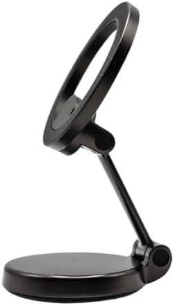 Premium Metal Rotatable Car Phone Mount – Ultimate 360-Degree Adjustable Holder for Secure Smartphone Navigation | Compact & Foldable Design for Effortless Storage | Essential Car Accessory Enhancing Safety and Driving Comfort | Compatible with i Phone & Android Devices | Durable Magnetic Grip for Unmatched Stability