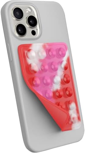 Premium Silicone Suction Phone Mount for i Phone & Android – Hands-Free Holder for Tik Tok, Selfies & Fidgeting – Versatile Shower Mirror & Smooth Surface Compatibility – Stylish Chocolate Finish for Enhanced Functionality and Aesthetic