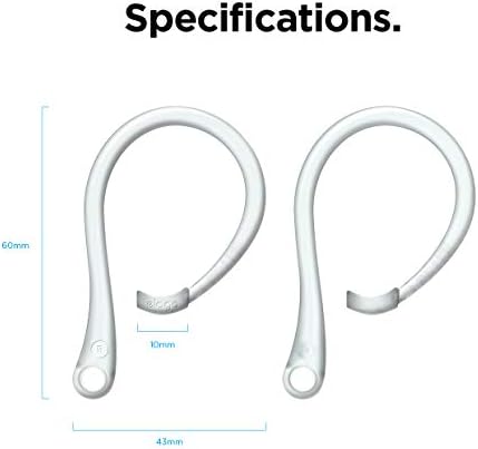 elago Ergonomic Ear Hooks for All Air Pods Models – Jean Indigo – Anti-Slip Design for Secure Fit and Enhanced Comfort – Perfect Earbud Accessories for Music, Calls, and Active Lifestyles – US Patent Registered for Superior Quality and Durability